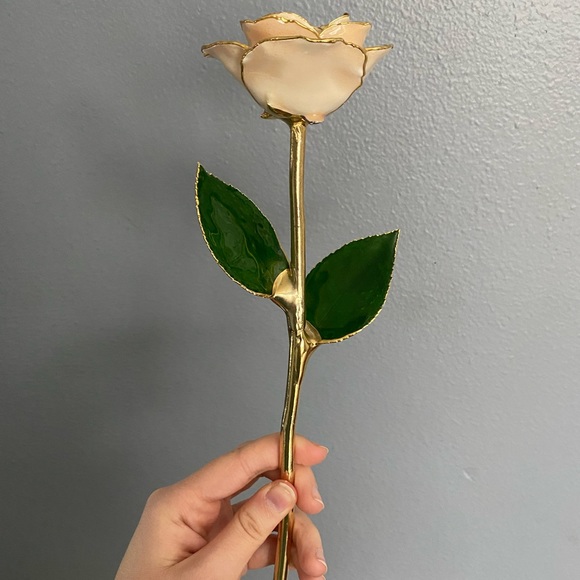 Gold dipped Rose - Picture 1 of 6